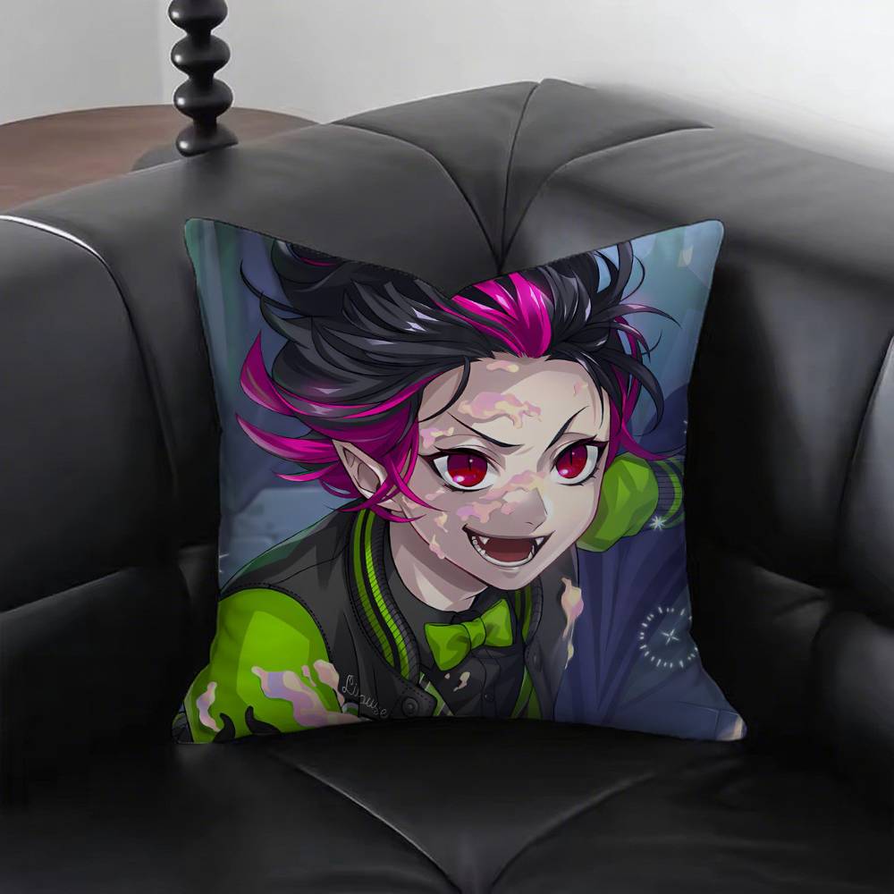 

Virtual Singer Idia Shroud Lilia Pillow Case Fashion Square Pillowcase Bedroom Sofa Room Ins Decoration Leisure 40x40cm16x16in