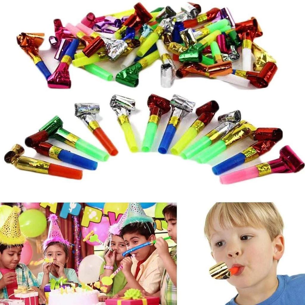Multicolor Farting Rocket Balloons - Kids' Birthday Party Decoration