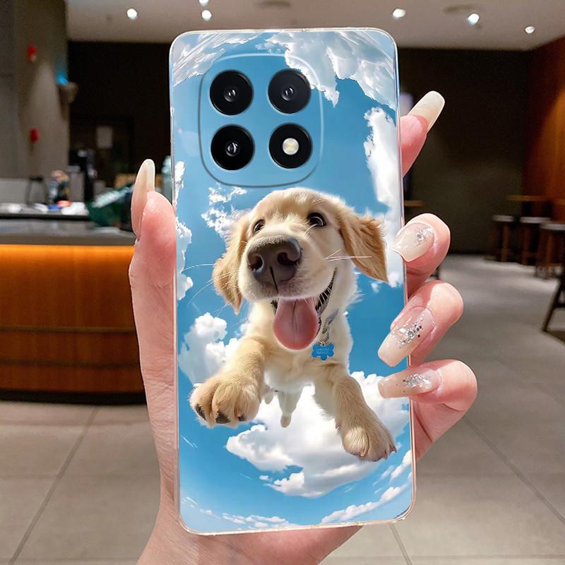 Phone Case For Vivo iQOO 15 Cat Wearing Pink Sunglasses Pattern Transparent TPU Soft Cover Shockproof Couple Protective Shell