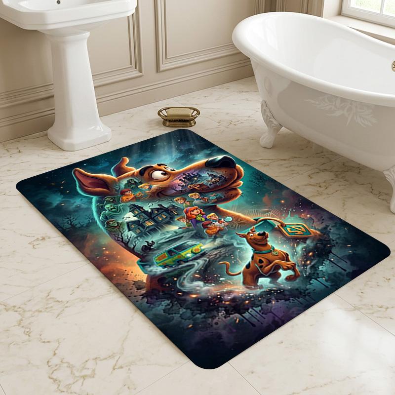 Scoobydoo Mystery Living Room Nonslip Area Rug Soft Carpet For Bedroom Game Playroom Sofa Office Home Decor Doormat Christmas Gift C102113