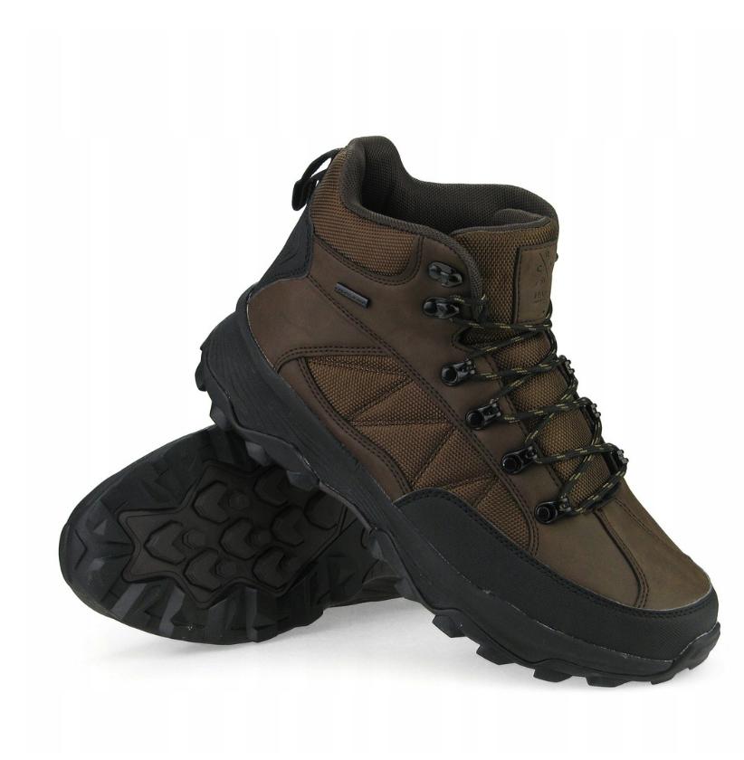 Cross Jeans KK1R4019C brown men's trekking shoes, insulated, waterproof