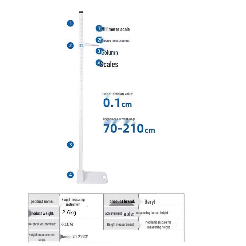 Beryl Mechanical Height Measurement Device (CN version)