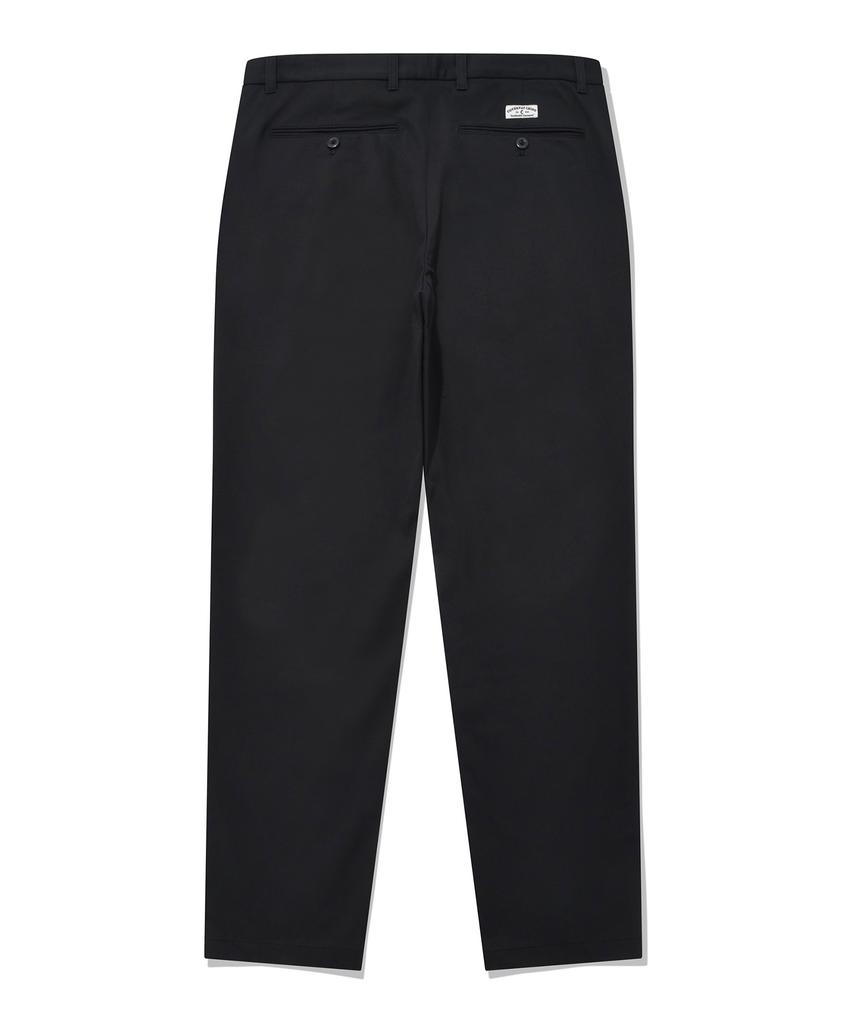 COVERNAT Straight Chino Pants Black