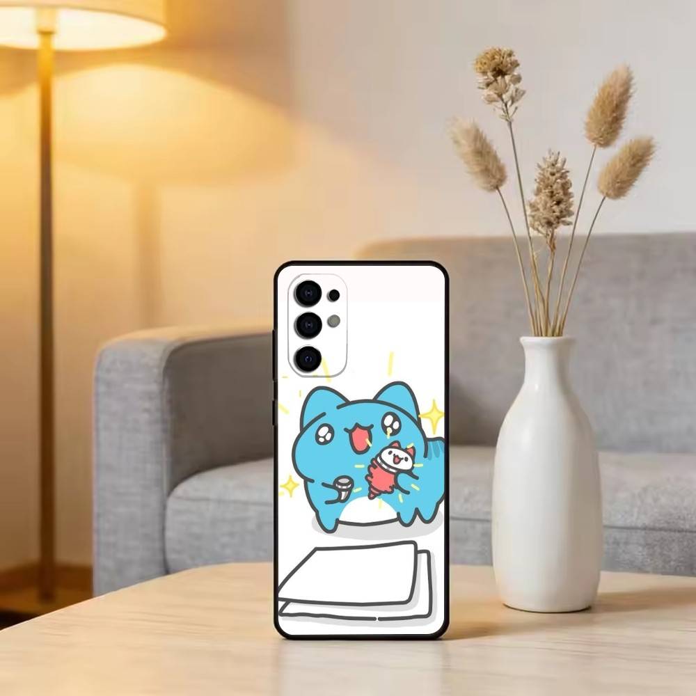 C-Capoo Kawaii B-Bugcat Phone Case Black Silicone Soft For Samsung S25,S24,S21,S22,S23,S30,Ultra,S20,Plus,Fe,Lite