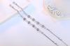 Luxury 925 Silver Bracelets Purple White Zirconia Plum Flower Bracelets & Bangles For Women Pulseira De Prata S-B51