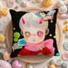 H-Hikari Shimoda IllustrationS Cushion Cover Home & Car Multi-Scene Pillow Cover - Reversible, Soft & Durable for Daily Use