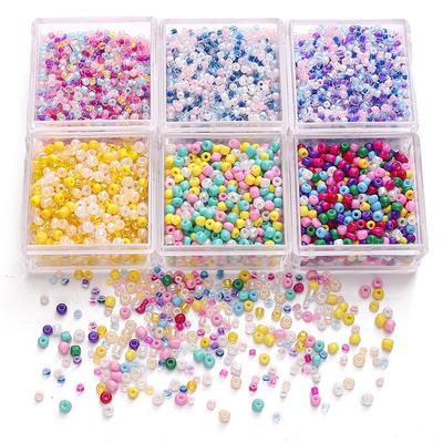 2mm Kristall Tschechisches Glasperlen Rund Lose Saatperlen für Ohrring Armband DIY Schmuck Bastel Zubehör Herstellung