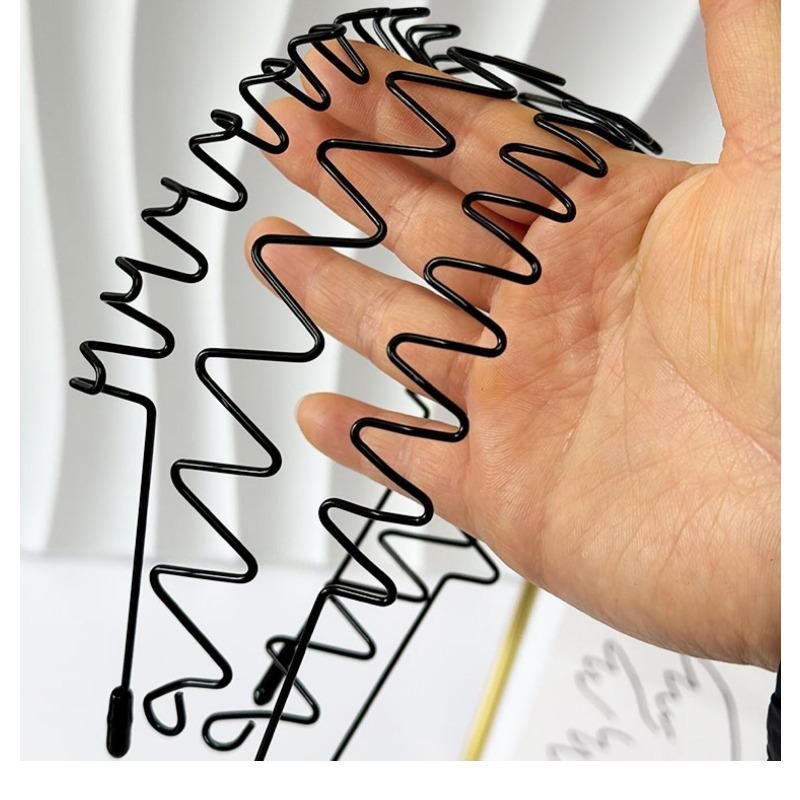 10/1pcs Women's Wave Headbands Wash Face Headband Wave Hair Clips Sports Headband Men's Invisible Hair Clip Headwear