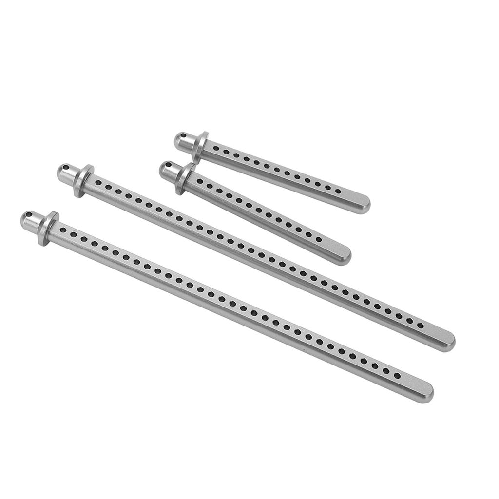 4Pcs RC Car Shell Column Aluminum Alloy Front Rear Extended Body Post Mount Shell for Axial SCX10