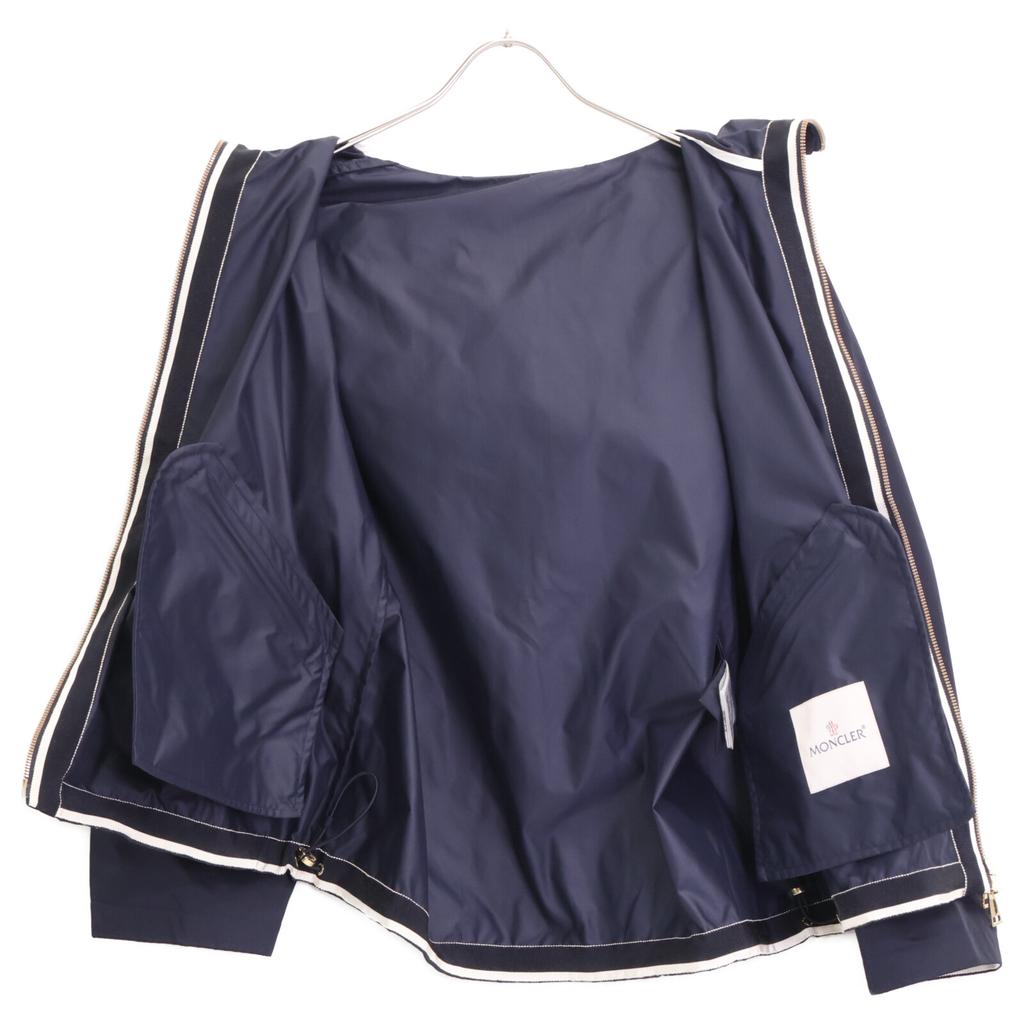 Moncler [Excellent Condition/Made In 2011] CASSIOPEA Nylon Zip-Up Hoodie Jacket 00 NavyUsed