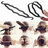 Set da 6 pezzi Strumento per trecce per capelli Fermaglio per capelli Fermaglio per capelli Rullo per chignon Creatore Twister Arricciacapelli Coda di cavallo Portatile Hair DIY Strumenti per accessori di styling