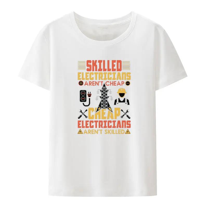 Im An Electrician So Im Fully Qualified To Remove Your Shorts and Check Your Box Modal T Shirt Funny O-neck Loose Streetwear
