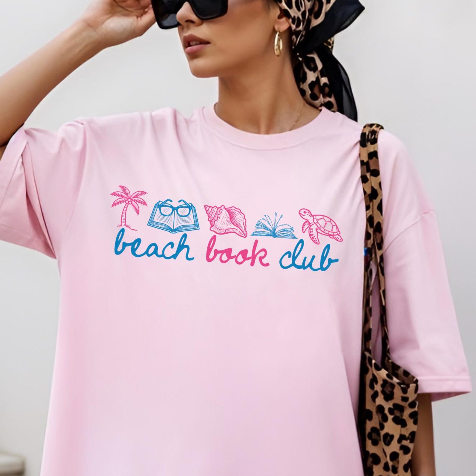 Beach Book Club Shirt, Colorful Coastal Reader Shirt, Summer Reading Shirt, Vacation Reader, Bookish Beach Day Tee, Booked For Summer Tshirt XL