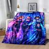1pc K-Pop Coloring Book Blanket Comfortable Soft Lightweight Multi Seasonal Blanket for Travel Camping Picnics Sofa Office Bedroom Gift Friends