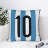 Pc Number  Soccer Throw Pillow Cover Decorative Cushion Case for Sofa Couch