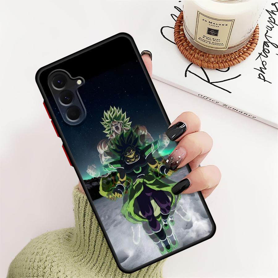Dragon Ball Broli Goku Case for Samsung Galaxy A35 A36 A25 A26 A54 A22 A73 A52 A56 A24 A53 A21s A34 Back Phone Cover