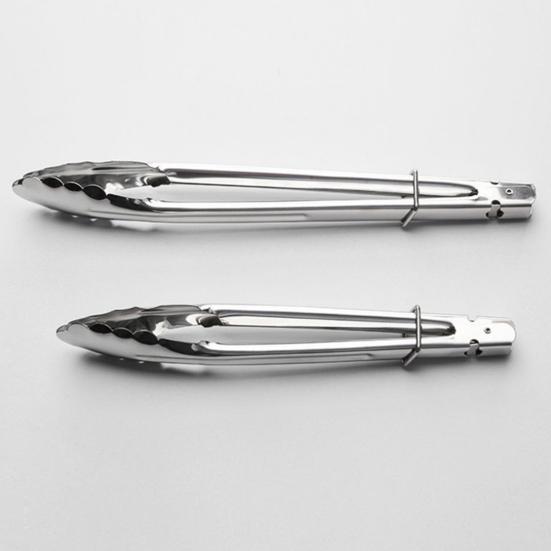 Szczypce do jedzenia Szerokie Łatwe Blokowanie Zastosowanie Stal Nierdzewna Długi Uchwyt Klipsy do Serwowania