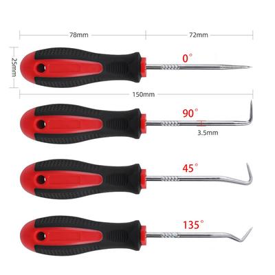 1/4 stücke Auto Pick Und Haken Set O Ring Dichtung Entferner Dichtung Puller Remover Hand Werkzeuge Pick Haken Reparatur Werkzeuge