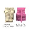 Flower Pots Silicone Mold Pants Shaped Vase Candle Pen Holder Mould Decorations
