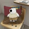 1pc Cartoon Dog F-Family Guy Pillow Case Fashion Square Pillowcase Bedroom Sofa Room Ins Decoration Leisure