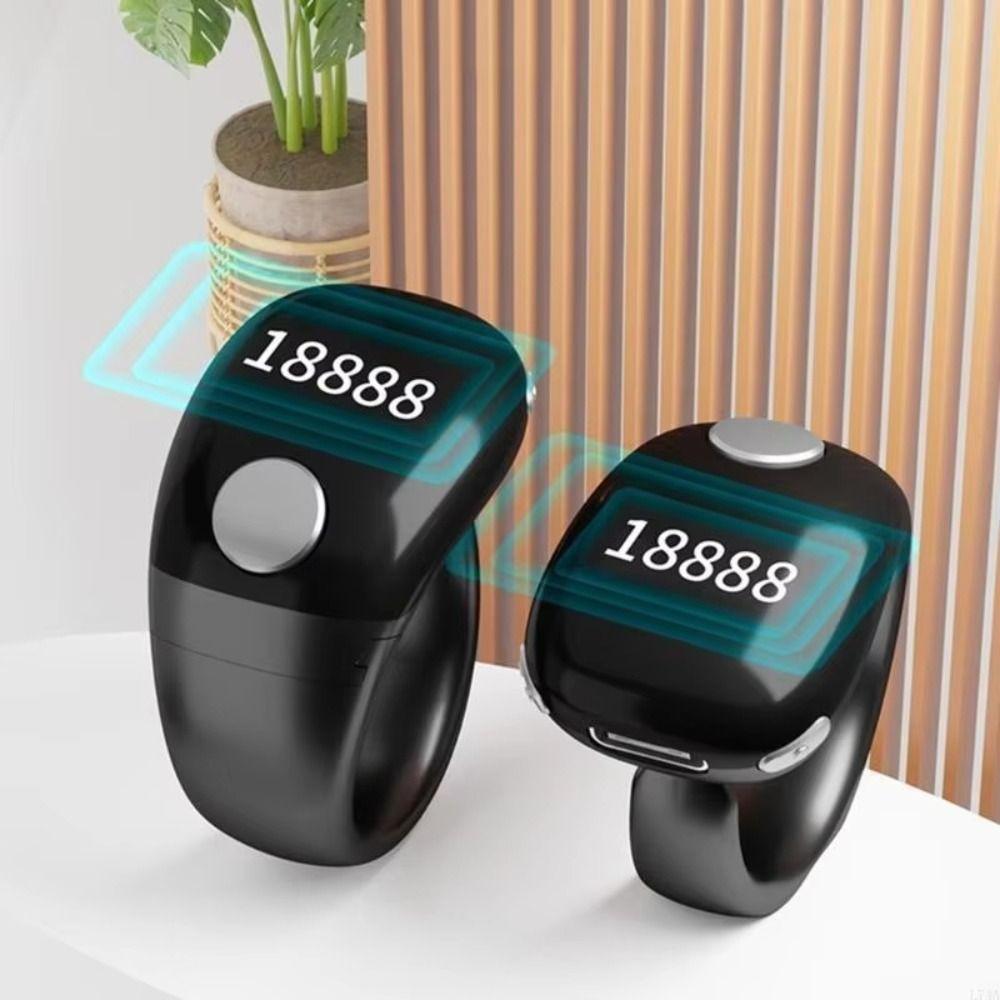 Removable Point Marker Digital Tally Counter 99999 LCD Display Finger Counter  Inventory Counting