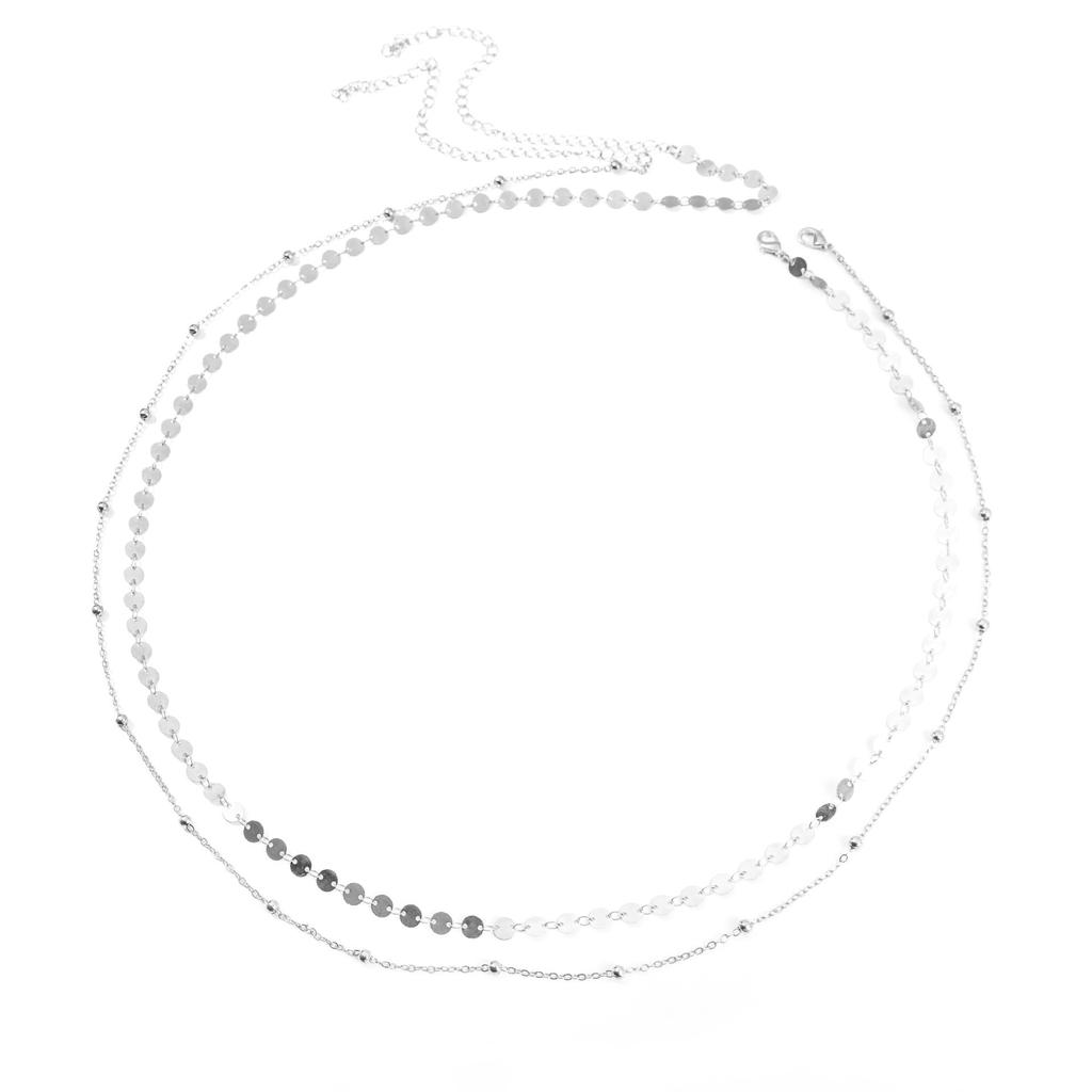 Accessories, Fashion Bead Chain Double Ladies Waist Chain, Metal Chain Body Chain Belly Chain Waist Jewelry