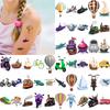 54pcs Temporary Tattoo Cartoon Airplane Motorcycle Submarine For Boys Arms Shoulders