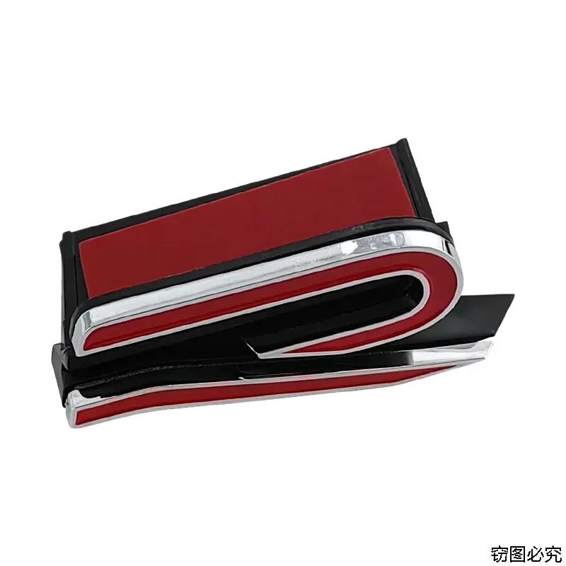 2026 Heiß Für Volkswagen VW 6x2.5cm ABS Auto Frontgrill Emblem Logo Zubehör für Volkswagen RLine Golf 6 7 8 GTI Touareg Passa