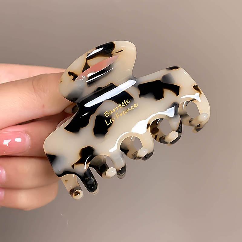 Granchi per capelli in acetato lunghi 5,5 cm Mollette rosse per ragazze e donne Accessori per capelli per legare i capelli Nuovo Fashon coreano