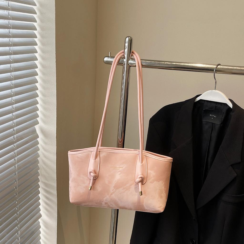 Tasche mit großem Fassungsvermögen Damen Sommer vielseitig neu Nischendesign Schulter Achseltasche lässige Pendler Tragetasche