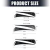 Anti-Collision Vehicle Body Spoiler Trim with Defined Profile and Adhesive-Backed Installation Without Body Drilling