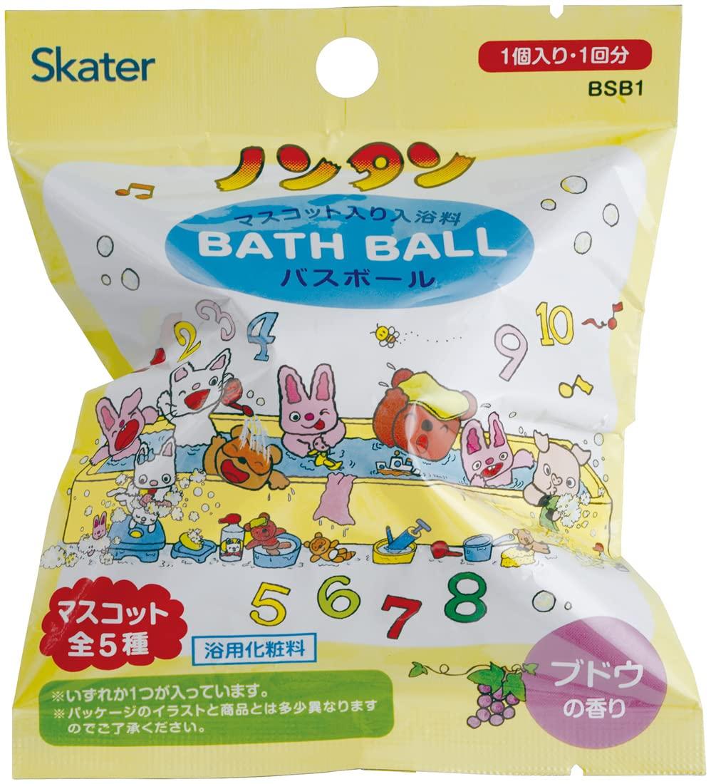 

Skater Bath Salts with Set of Bath Nontan Bath Mascots, 10, Balls, Bombs, SET1052-A
