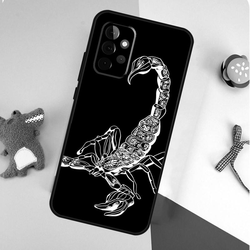 Scorpion For Samsung Galaxy A55 A35 A15 A54 A34 A14 A53 A33 A13 A05 A06 A16 A22 A32 A52 Phone Case