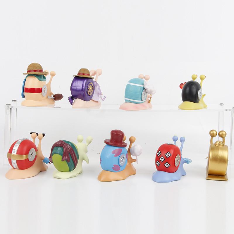 Collectible One Piece Phone Bug Pvc Figurine Assortment 9 Colorful Designs Toys