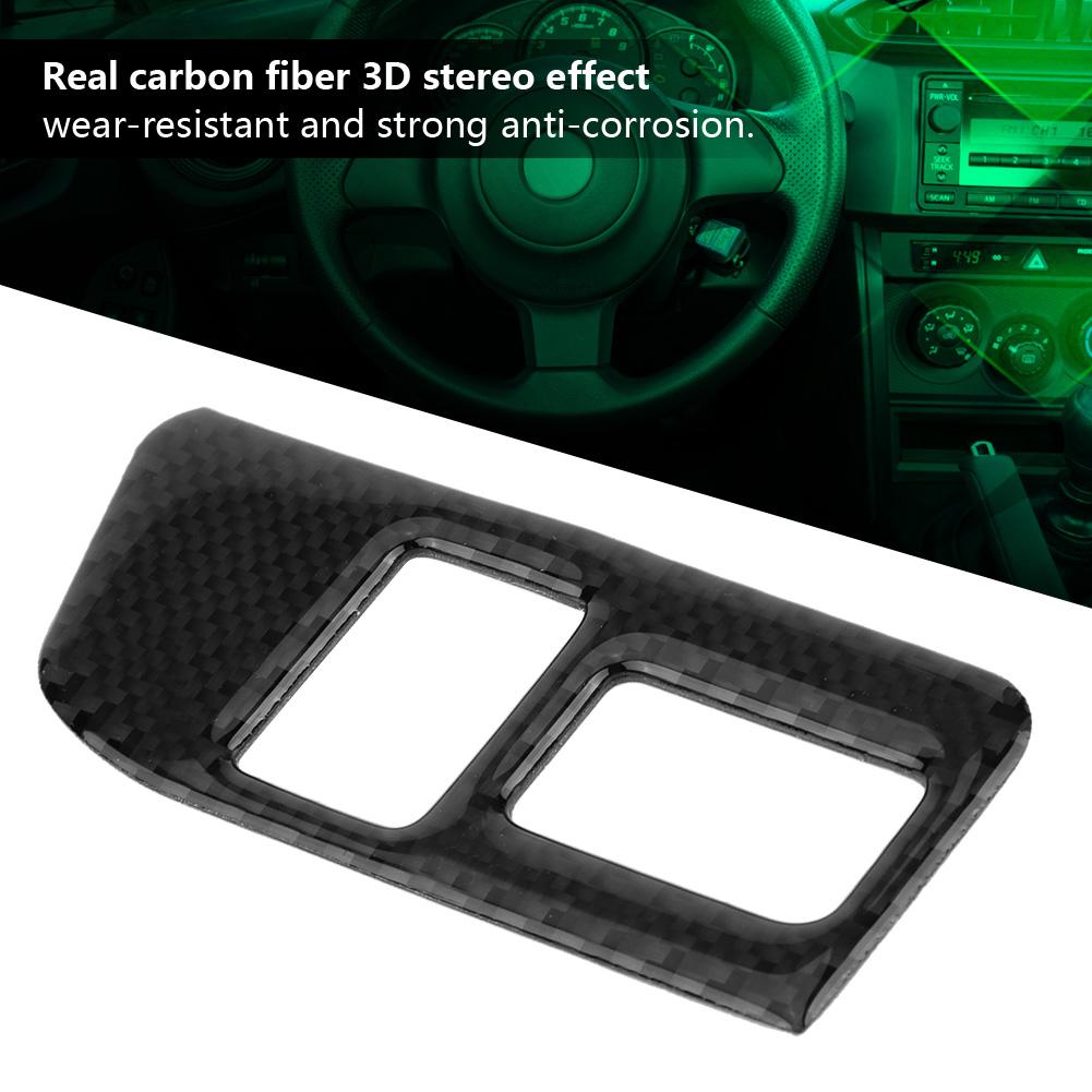 Autocolante decorative din fibră de carbon pentru butonul de control al portbagajului spate, pentru Toyota 86, Subaru BRZ 1318