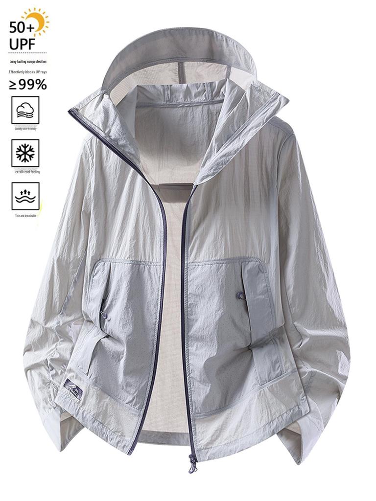 Lightweight Mountain-Style Sun Protection Jacket for Women and Men - Breathable Summer Cycling and Skin Protection Top