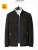 Dad’s Chenille Cotton Jacket - Middle-aged Men's Winter Coat with Velvet Lining