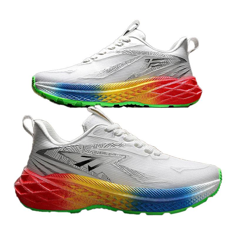 Autumn and Winter New Couple Running Shoes Unisex Casual Lightweight Rebound Ports Lightweight Shocks  Mesh Shoes Shoes for Men