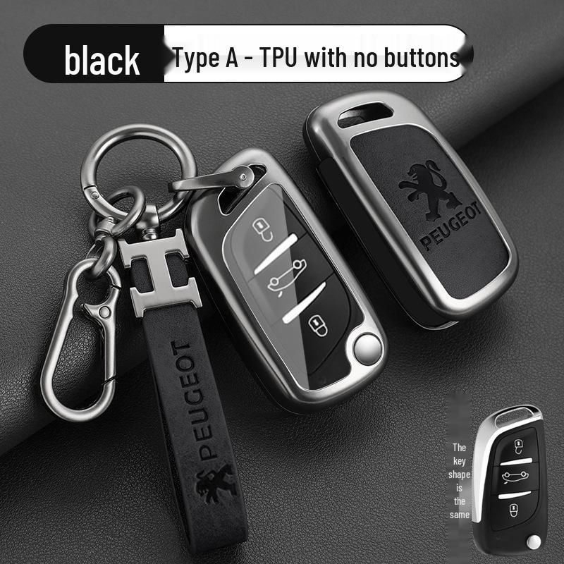 Zinc Alloy Key Cover for Dongfeng Peugeot: Fits 308, 301, 408X, 308S, 3008, 2008, 508 Models