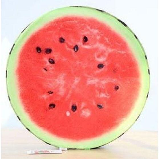 Fruit Slice Cushion With Vibrant Print And Fluffy Plush Material For Living Room And Bedroom Relaxation