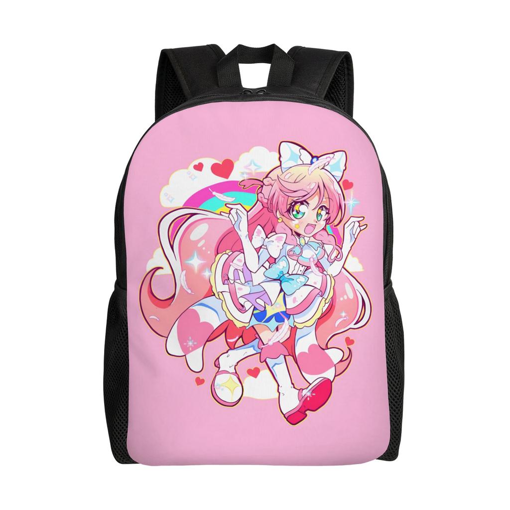 Pretties Anime Cures Backpacks for Men Women Waterproof College School Bishoujo  Bag Printing Bookbag