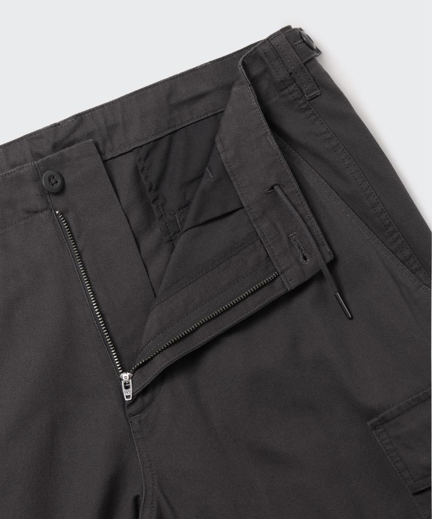 MUSINSA STANDARD Cotton Wide Multi-Pocket Cargo Pants [Dark Gray]