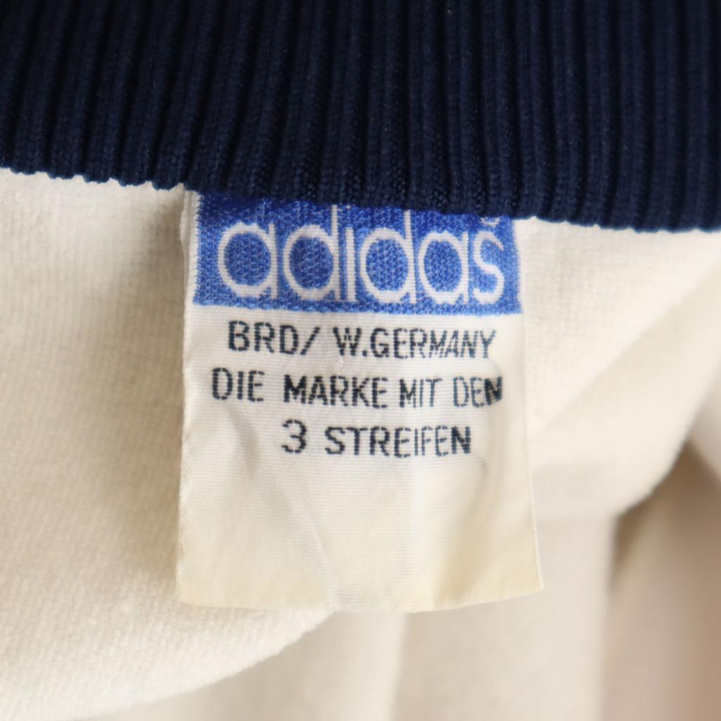 adidas 70s West German Tag Vintage Track jacket M white Descente jersey Men's Used