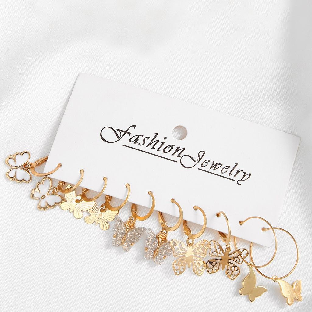 Schmetterling Ohrringe Farbe Acryl Schmetterling Damen Ohrringe Kleine Frische Süße Schöne Mädchen Farbe Ohrringe Schmuck