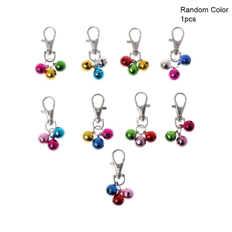 

Ошейник-колокольчик для собак и кошек, красочные аксессуары на шею для домашних животных, случайный цвет E3D6 multicolor-one-size