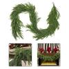 1PC Indoor Christmas Decor Featuring Simulated Pine Needles Rattan Wreaths Pine Garland Artificial Plants Faux Greenery Vine