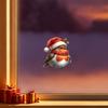 The Robin Christmas Static Window Sticker Does Not Damage The Glass of The Living Room Window.
