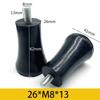 10Pcs Rubber Adjustable Feet Pad With Screw M6 M8 M10 Table Chair Balck Leveling Foot Pad Furniture Leg Anti-shock Protection