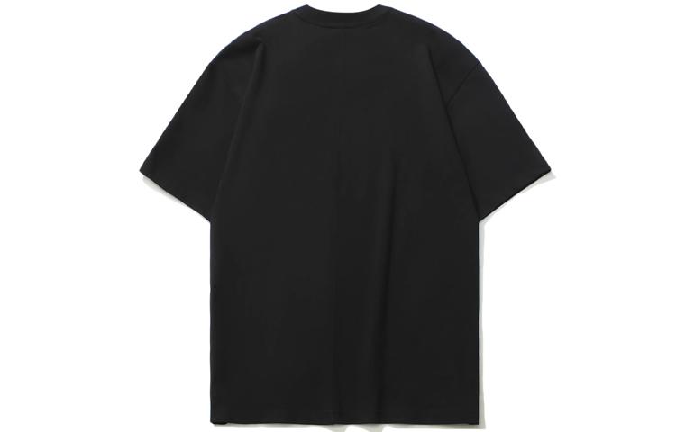 Men's Li-Ning Skateboard T-Shirts Men's Black Crew Neck Moderate Straight Fit