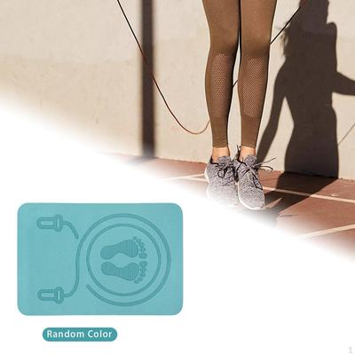 Jump Rope Mat Fitness Exercise Sound Insulation Antiskid Pad Skipping for
